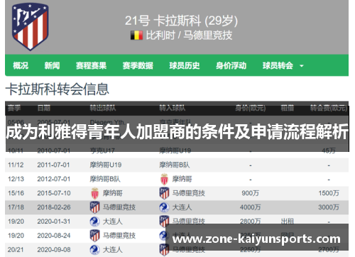 成为利雅得青年人加盟商的条件及申请流程解析
